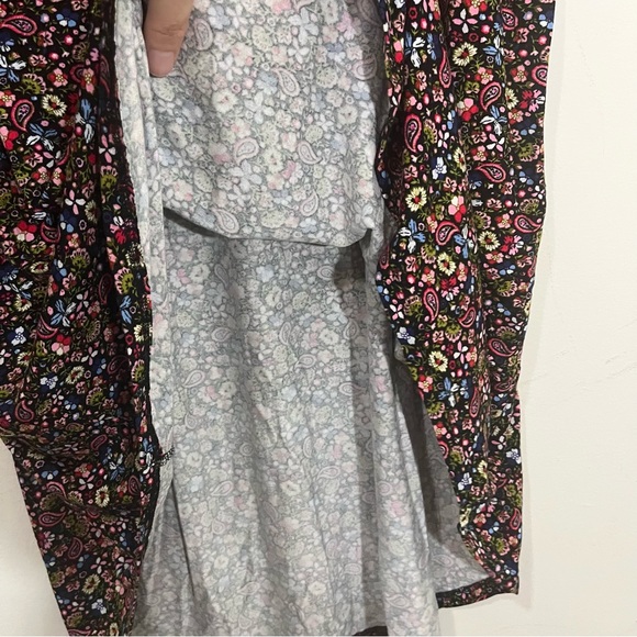 NWT Tahari Shift T-shirt Dress 2X Black Floral Dizzy Jersey Knit Comfy Soft Boho - Picture 8 of 15